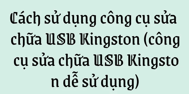 Cách sử dụng công cụ sửa chữa USB Kingston (công cụ sửa chữa USB Kingston dễ sử dụng)