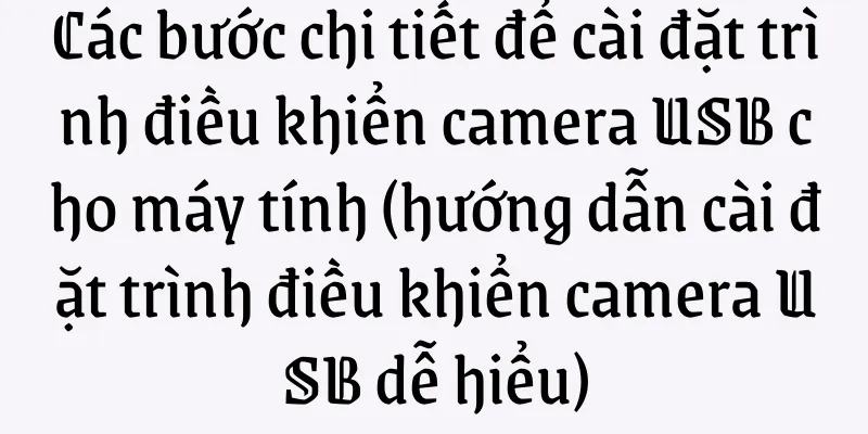 Các bước chi tiết để cài đặt trình điều khiển camera USB cho máy tính (hướng dẫn cài đặt trình điều khiển camera USB dễ hiểu)