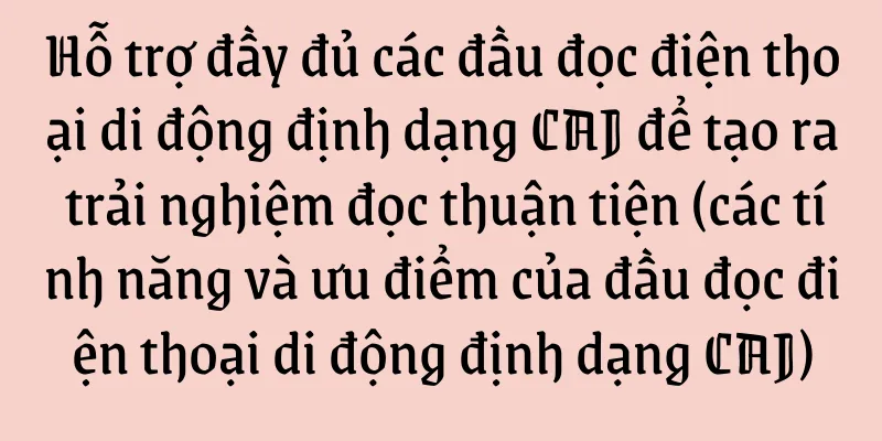 Hỗ trợ đầy đủ các đầu đọc điện thoại di động định dạng CAJ để tạo ra trải nghiệm đọc thuận tiện (các tính năng và ưu điểm của đầu đọc điện thoại di động định dạng CAJ)