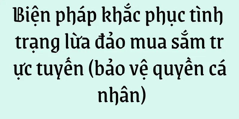 Biện pháp khắc phục tình trạng lừa đảo mua sắm trực tuyến (bảo vệ quyền cá nhân)