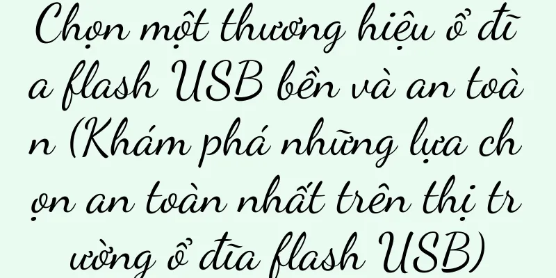 Chọn một thương hiệu ổ đĩa flash USB bền và an toàn (Khám phá những lựa chọn an toàn nhất trên thị trường ổ đĩa flash USB)