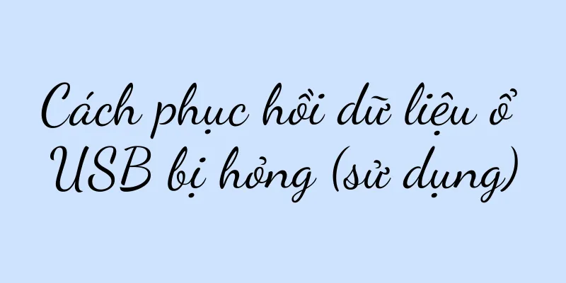 Cách phục hồi dữ liệu ổ USB bị hỏng (sử dụng)