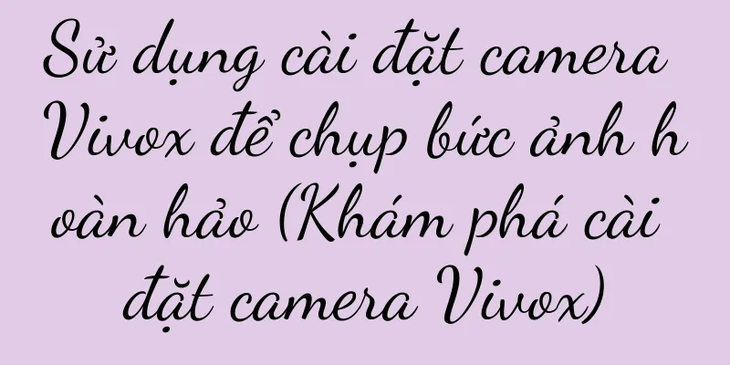 Sử dụng cài đặt camera Vivox để chụp bức ảnh hoàn hảo (Khám phá cài đặt camera Vivox)
