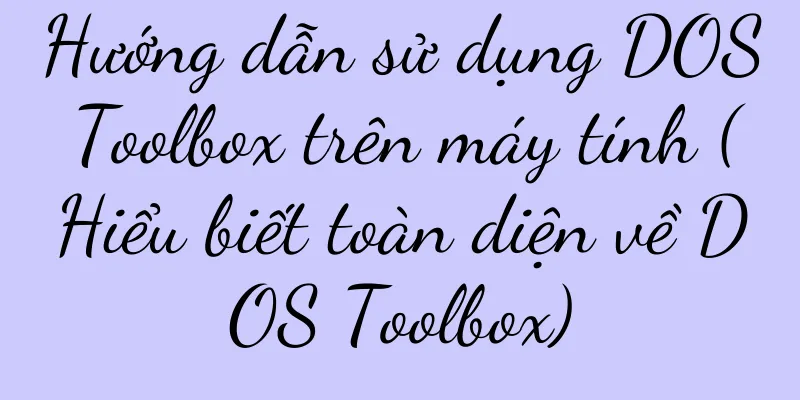 Hướng dẫn sử dụng DOS Toolbox trên máy tính (Hiểu biết toàn diện về DOS Toolbox)
