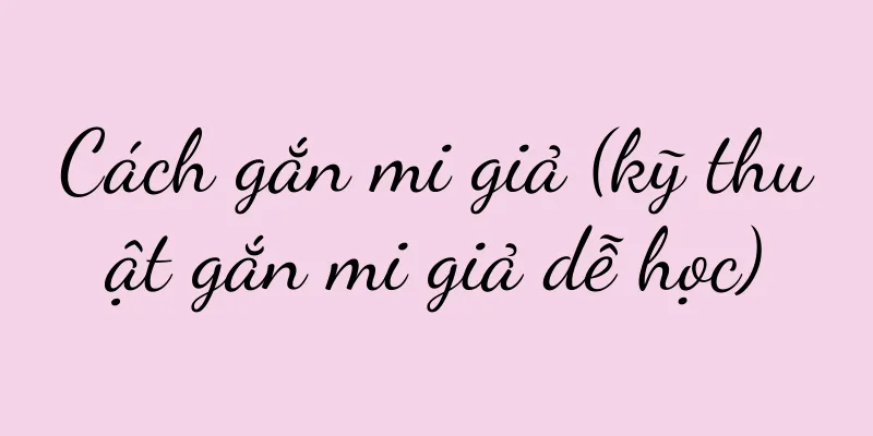 Cách gắn mi giả (kỹ thuật gắn mi giả dễ học)