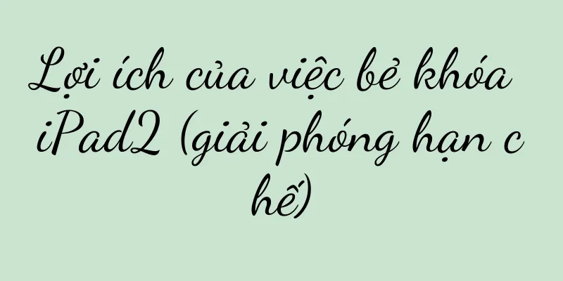 Lợi ích của việc bẻ khóa iPad2 (giải phóng hạn chế)