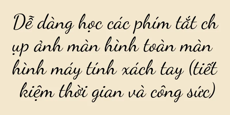 Dễ dàng học các phím tắt chụp ảnh màn hình toàn màn hình máy tính xách tay (tiết kiệm thời gian và công sức)