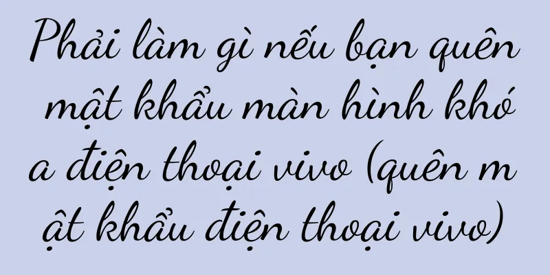 Phải làm gì nếu bạn quên mật khẩu màn hình khóa điện thoại vivo (quên mật khẩu điện thoại vivo)