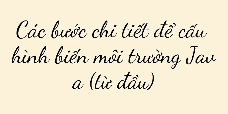 Các bước chi tiết để cấu hình biến môi trường Java (từ đầu)