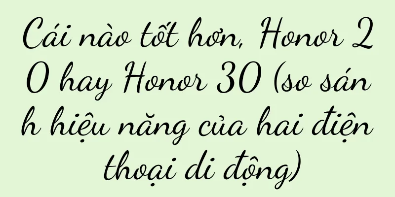Cái nào tốt hơn, Honor 20 hay Honor 30 (so sánh hiệu năng của hai điện thoại di động)