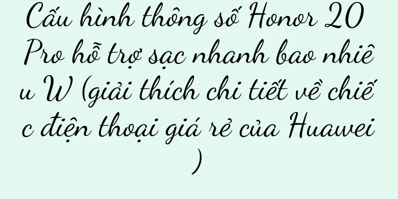 Cấu hình thông số Honor 20 Pro hỗ trợ sạc nhanh bao nhiêu W (giải thích chi tiết về chiếc điện thoại giá rẻ của Huawei)