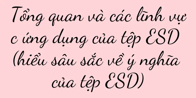 Tổng quan và các lĩnh vực ứng dụng của tệp ESD (hiểu sâu sắc về ý nghĩa của tệp ESD)