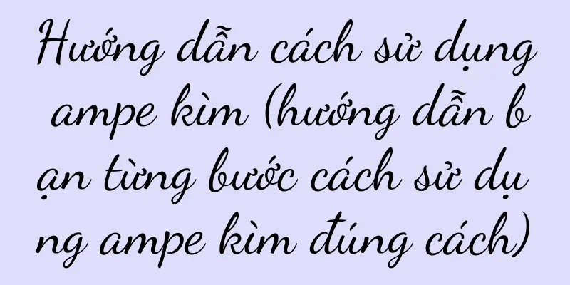 Hướng dẫn cách sử dụng ampe kìm (hướng dẫn bạn từng bước cách sử dụng ampe kìm đúng cách)