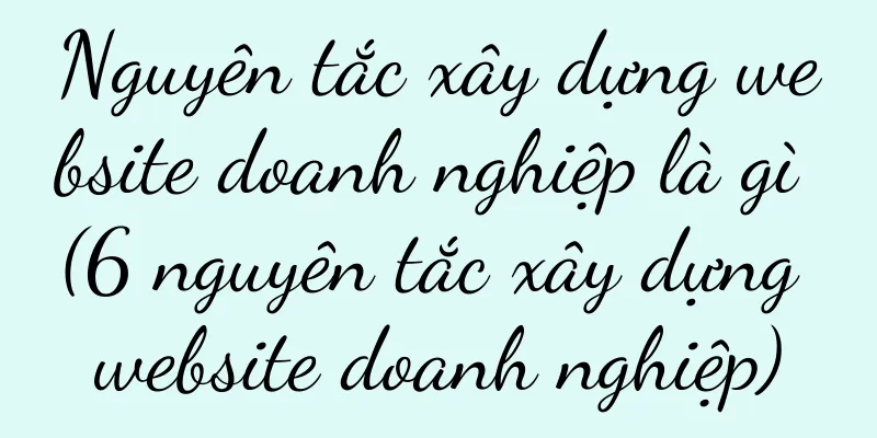 Nguyên tắc xây dựng website doanh nghiệp là gì (6 nguyên tắc xây dựng website doanh nghiệp)