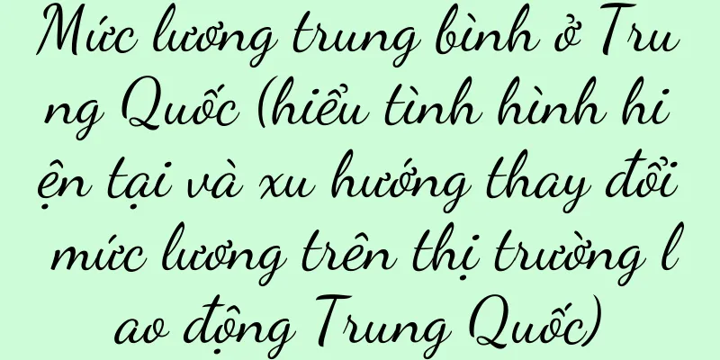 Mức lương trung bình ở Trung Quốc (hiểu tình hình hiện tại và xu hướng thay đổi mức lương trên thị trường lao động Trung Quốc)
