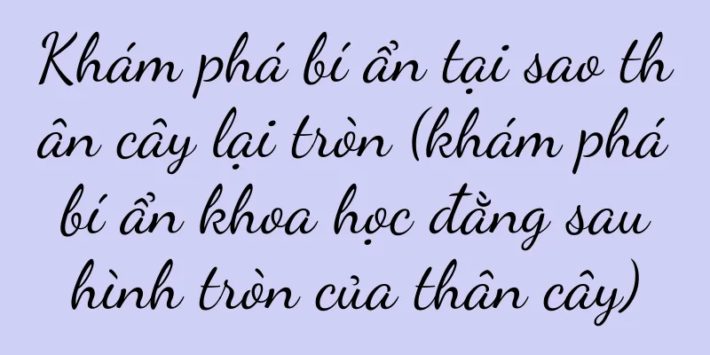 Khám phá bí ẩn tại sao thân cây lại tròn (khám phá bí ẩn khoa học đằng sau hình tròn của thân cây)