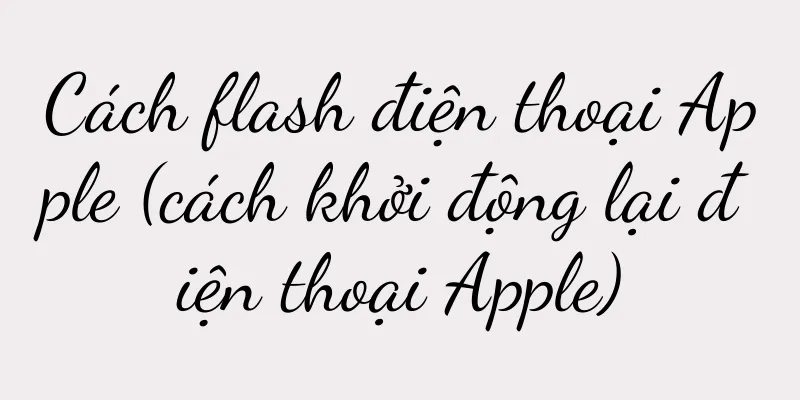 Cách flash điện thoại Apple (cách khởi động lại điện thoại Apple)
