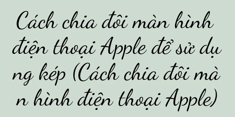 Cách chia đôi màn hình điện thoại Apple để sử dụng kép (Cách chia đôi màn hình điện thoại Apple)