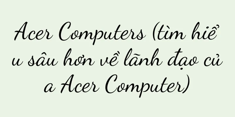 Acer Computers (tìm hiểu sâu hơn về lãnh đạo của Acer Computer)