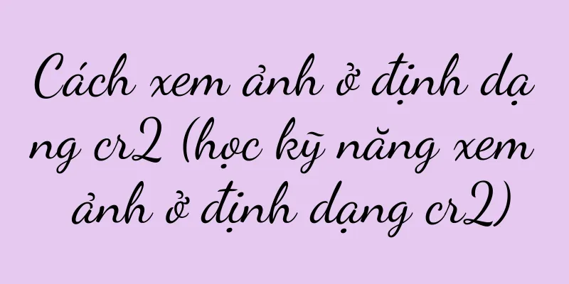 Cách xem ảnh ở định dạng cr2 (học kỹ năng xem ảnh ở định dạng cr2)