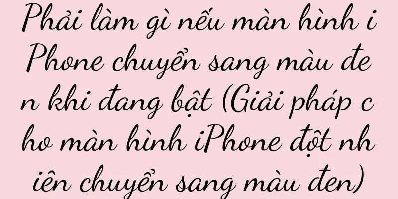 Phải làm gì nếu màn hình iPhone chuyển sang màu đen khi đang bật (Giải pháp cho màn hình iPhone đột nhiên chuyển sang màu đen)
