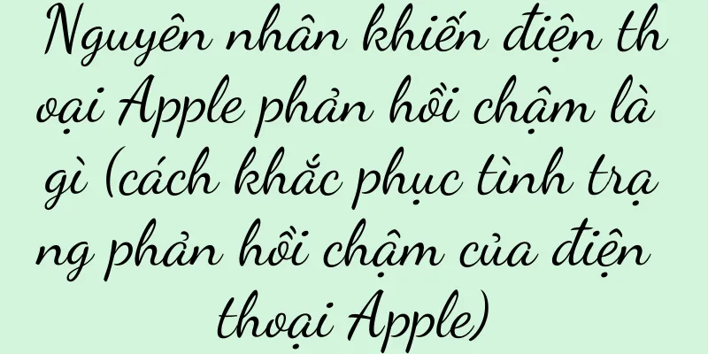 Nguyên nhân khiến điện thoại Apple phản hồi chậm là gì (cách khắc phục tình trạng phản hồi chậm của điện thoại Apple)