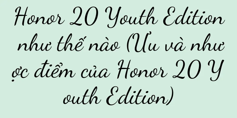 Honor 20 Youth Edition như thế nào (Ưu và nhược điểm của Honor 20 Youth Edition)