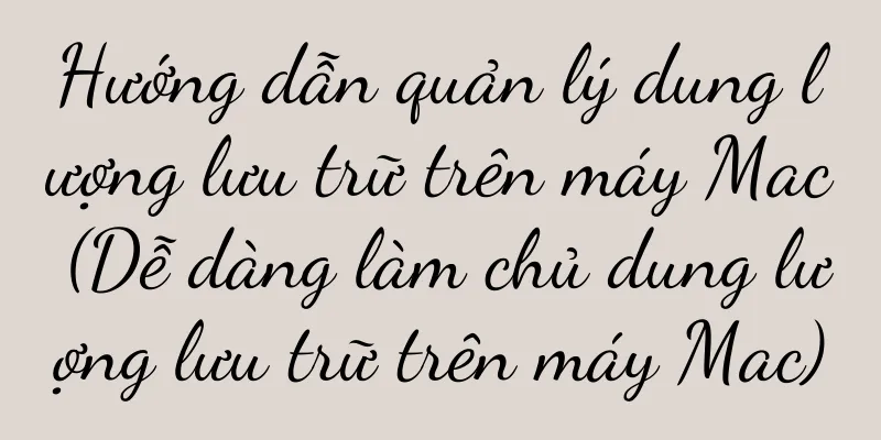 Hướng dẫn quản lý dung lượng lưu trữ trên máy Mac (Dễ dàng làm chủ dung lượng lưu trữ trên máy Mac)