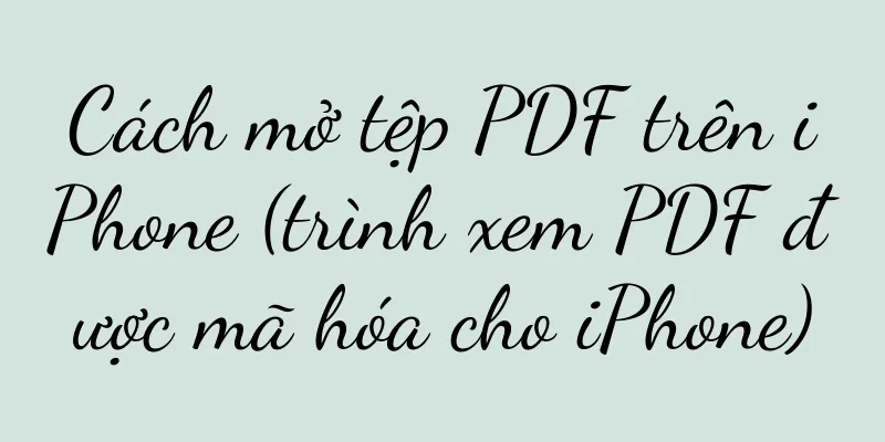 Cách mở tệp PDF trên iPhone (trình xem PDF được mã hóa cho iPhone)