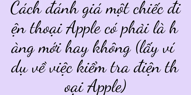 Cách đánh giá một chiếc điện thoại Apple có phải là hàng mới hay không (lấy ví dụ về việc kiểm tra điện thoại Apple)