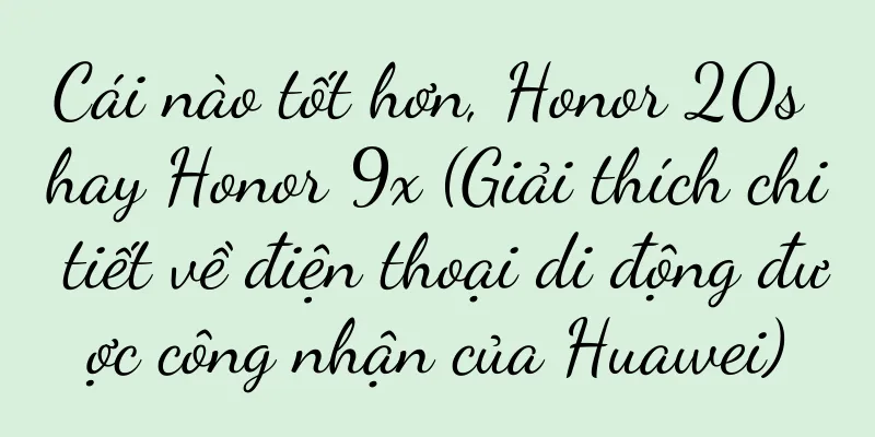 Cái nào tốt hơn, Honor 20s hay Honor 9x (Giải thích chi tiết về điện thoại di động được công nhận của Huawei)