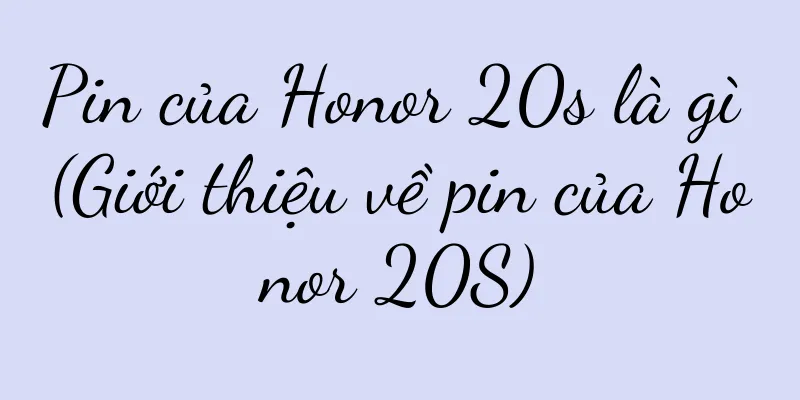 Pin của Honor 20s là gì (Giới thiệu về pin của Honor 20S)