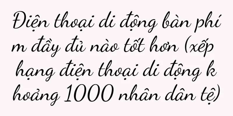 Điện thoại di động bàn phím đầy đủ nào tốt hơn (xếp hạng điện thoại di động khoảng 1000 nhân dân tệ)