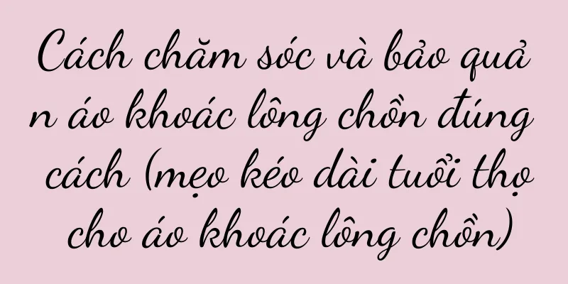 Cách chăm sóc và bảo quản áo khoác lông chồn đúng cách (mẹo kéo dài tuổi thọ cho áo khoác lông chồn)
