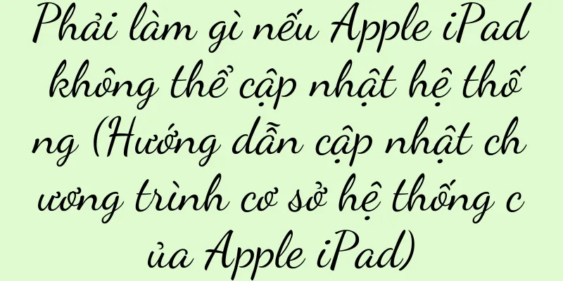 Phải làm gì nếu Apple iPad không thể cập nhật hệ thống (Hướng dẫn cập nhật chương trình cơ sở hệ thống của Apple iPad)