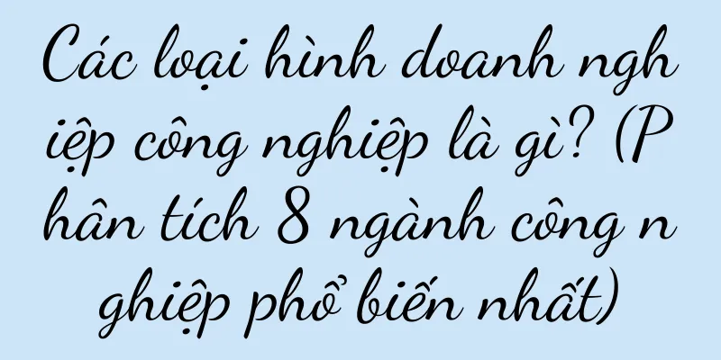Các loại hình doanh nghiệp công nghiệp là gì? (Phân tích 8 ngành công nghiệp phổ biến nhất)