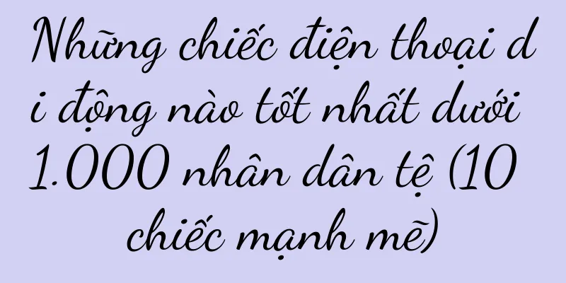 Những chiếc điện thoại di động nào tốt nhất dưới 1.000 nhân dân tệ (10 chiếc mạnh mẽ)