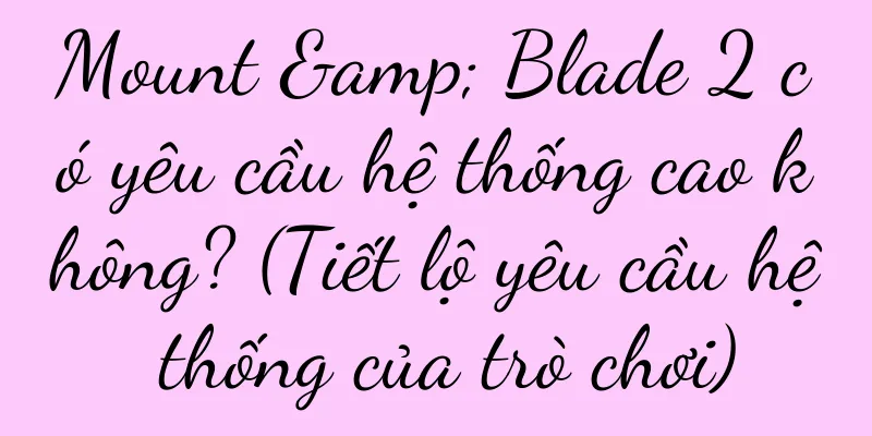 Mount & Blade 2 có yêu cầu hệ thống cao không? (Tiết lộ yêu cầu hệ thống của trò chơi)