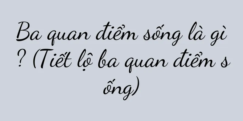 Ba quan điểm sống là gì? (Tiết lộ ba quan điểm sống)