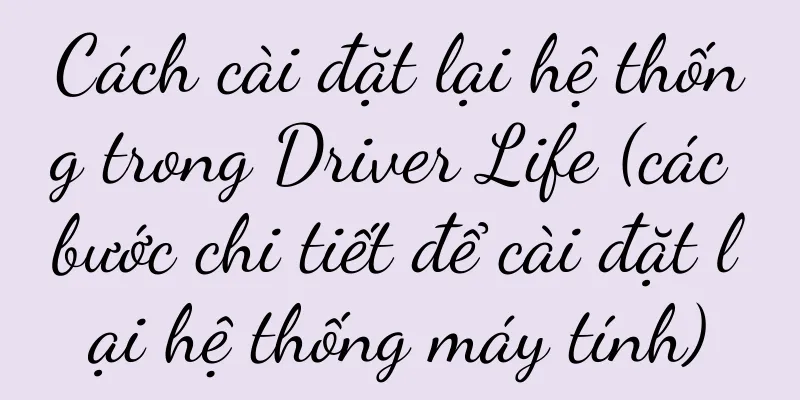 Cách cài đặt lại hệ thống trong Driver Life (các bước chi tiết để cài đặt lại hệ thống máy tính)