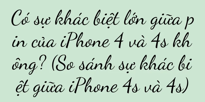 Có sự khác biệt lớn giữa pin của iPhone 4 và 4s không? (So sánh sự khác biệt giữa iPhone 4s và 4s)