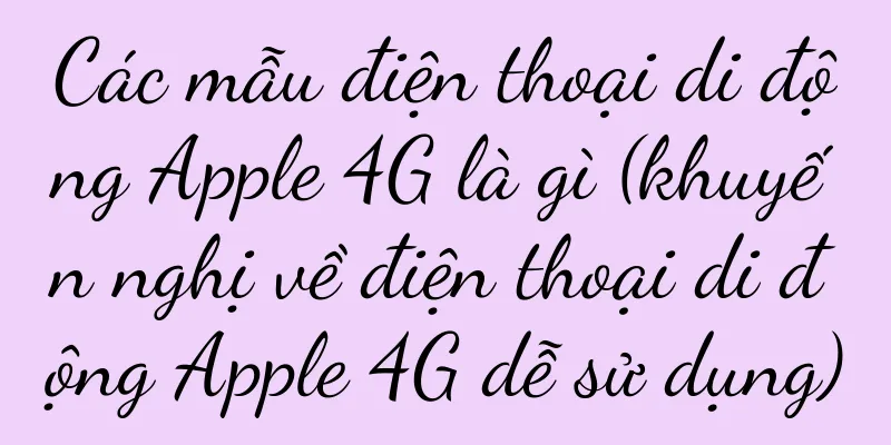 Các mẫu điện thoại di động Apple 4G là gì (khuyến nghị về điện thoại di động Apple 4G dễ sử dụng)