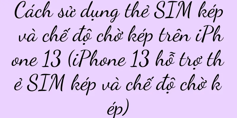 Cách sử dụng thẻ SIM kép và chế độ chờ kép trên iPhone 13 (iPhone 13 hỗ trợ thẻ SIM kép và chế độ chờ kép)