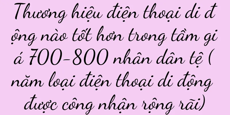Thương hiệu điện thoại di động nào tốt hơn trong tầm giá 700-800 nhân dân tệ (năm loại điện thoại di động được công nhận rộng rãi)