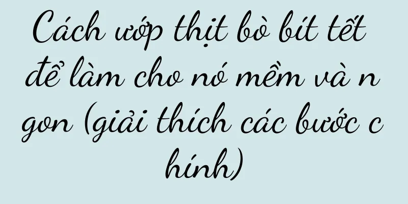 Cách ướp thịt bò bít tết để làm cho nó mềm và ngon (giải thích các bước chính)
