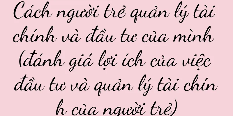 Cách người trẻ quản lý tài chính và đầu tư của mình (đánh giá lợi ích của việc đầu tư và quản lý tài chính của người trẻ)