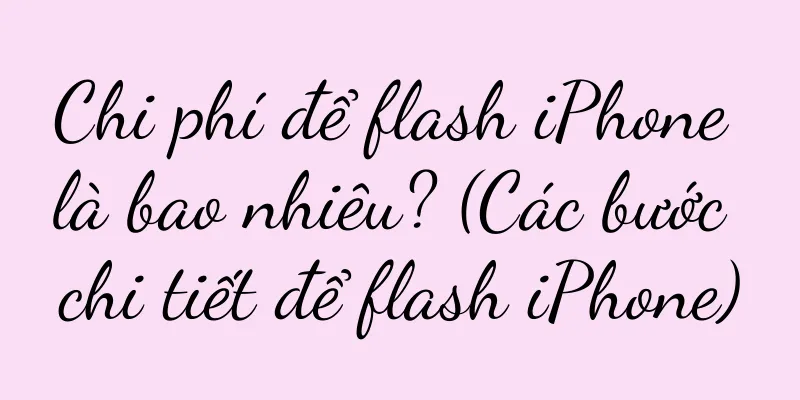 Chi phí để flash iPhone là bao nhiêu? (Các bước chi tiết để flash iPhone)