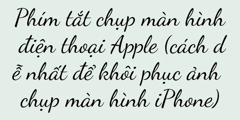Phím tắt chụp màn hình điện thoại Apple (cách dễ nhất để khôi phục ảnh chụp màn hình iPhone)
