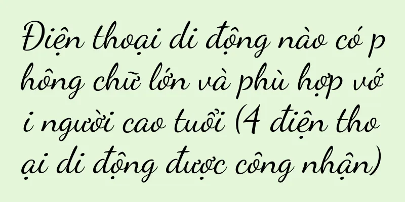 Điện thoại di động nào có phông chữ lớn và phù hợp với người cao tuổi (4 điện thoại di động được công nhận)
