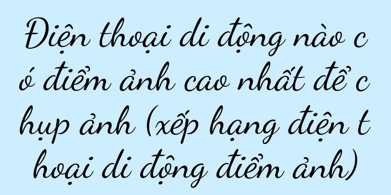 Điện thoại di động nào có điểm ảnh cao nhất để chụp ảnh (xếp hạng điện thoại di động điểm ảnh)